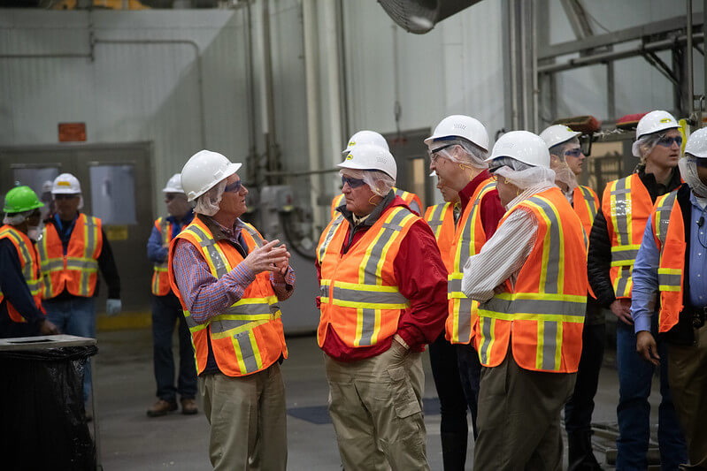 touring a turkey plant