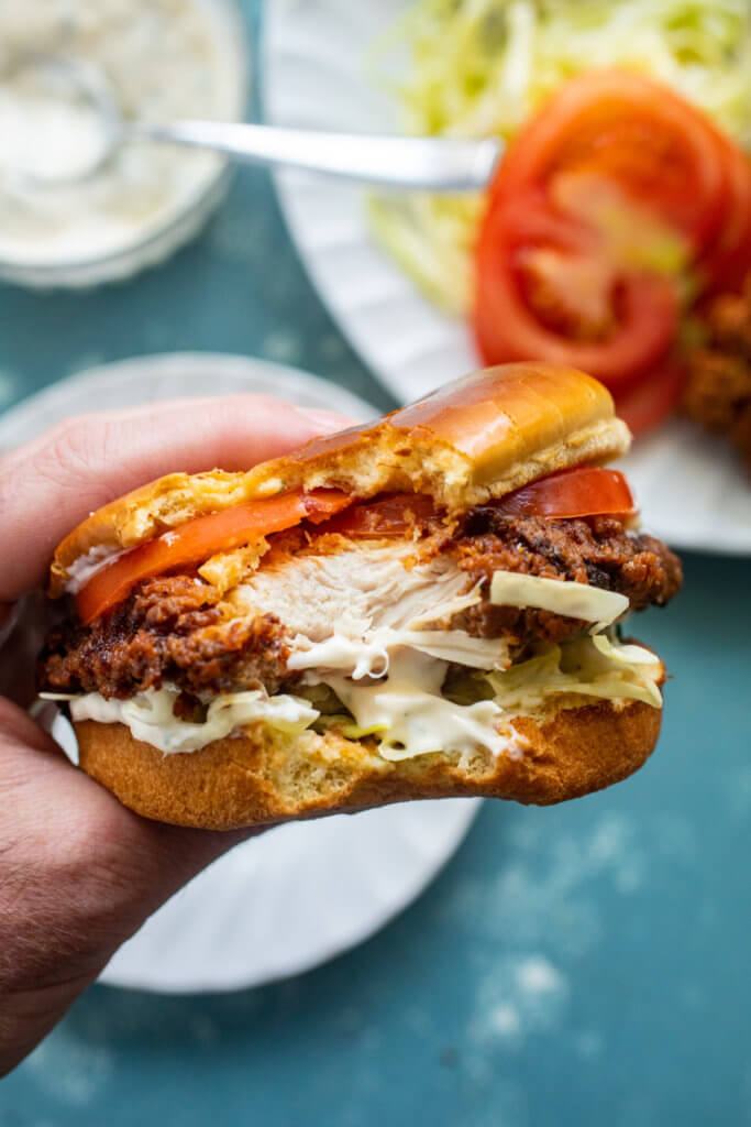 fried turkey sandwich