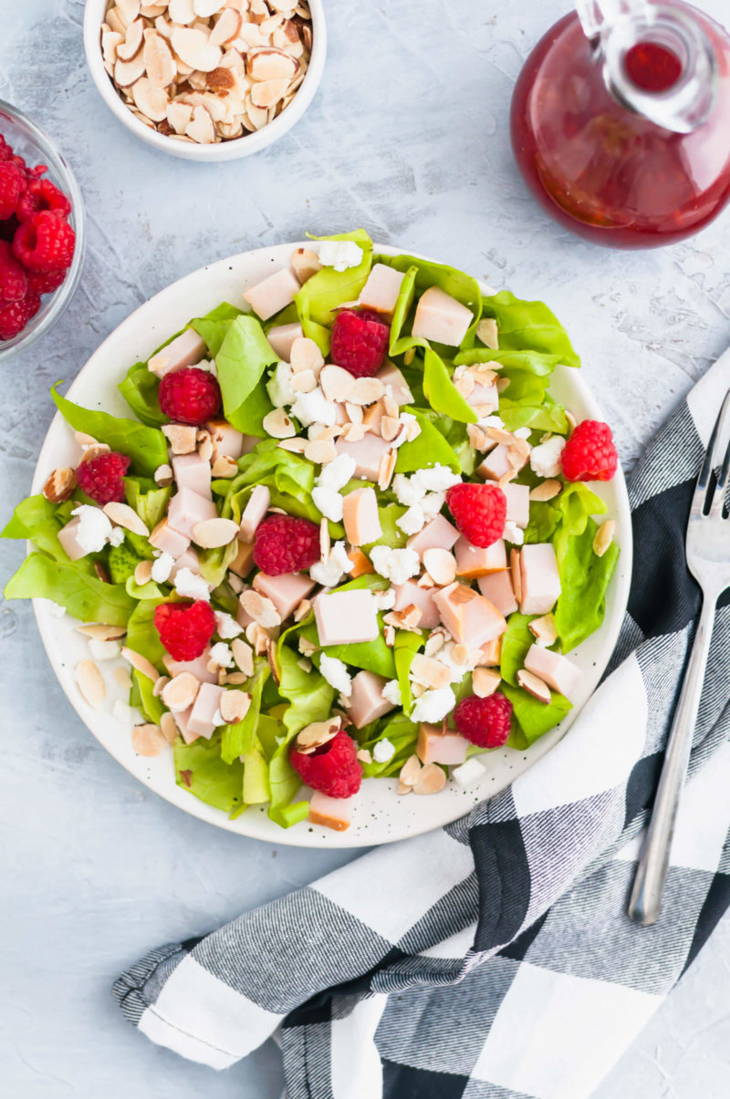 raspberry turkey salad 1