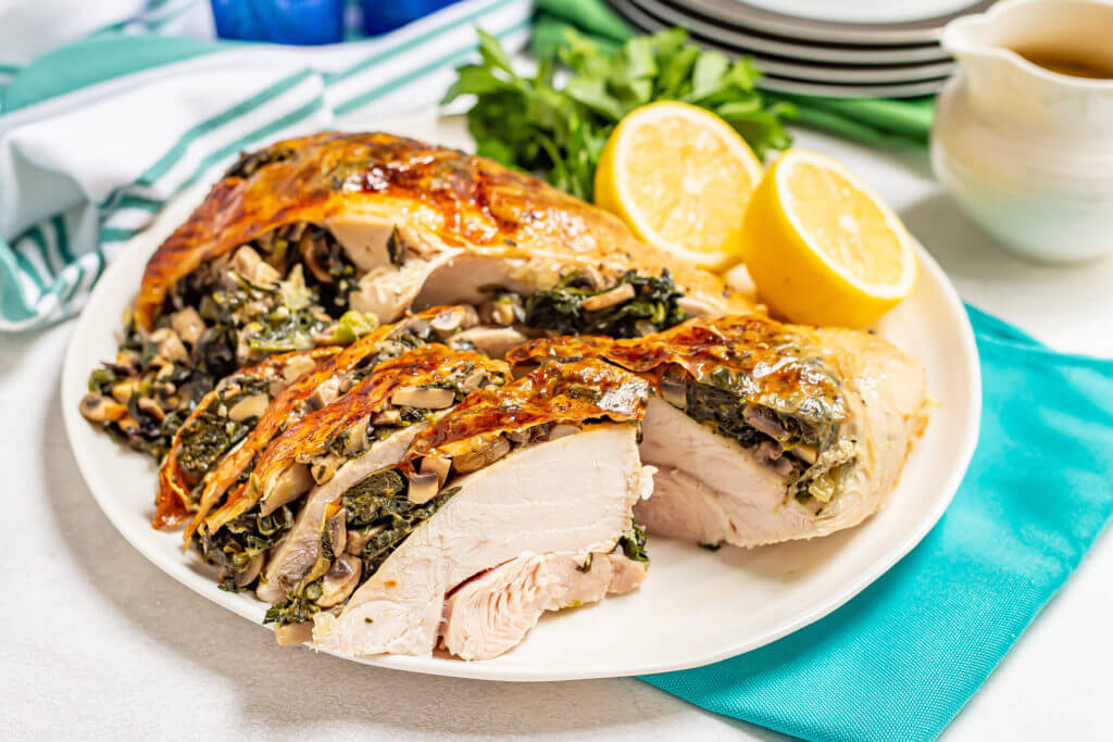 stuffed turkey breast